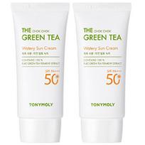 Tony Moly The Moist Green Tea Moisture Sun Cream SPF50+ PA+++, 50ml, 2 units beige