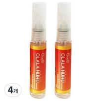 Orala Huhu Mist Tonic Oral Spray Non-alcoholic Apple Flavor, 6ml, 4 pcs. white