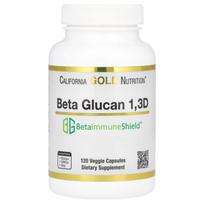 California Gold Nutrition, Beta-Glucan 1-3D with Beta-ImmuneShield, 125 mg, 120 Veggie Capsules