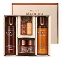 Tony Moly Premium Black Tea London Classic Skincare 3 dalių rinkinys, 1 komplektas brown