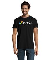 Amiga Retro Gaming Gamer Unisexs Shirt Stylish TShirt Fun Fan Motif Comfortable XL black
