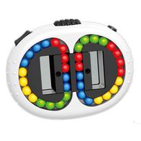 Magic Bean Cube Finger Gyro Rotating Antistress  Develop Intelligence Decompression Fidget Toy Adults Kids Gift gray