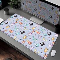 Didelis Animacinis Mielas Stalo Kilimėlis XXL Kompiuterio Kawaii P-pokemon Sylveon Pelės Kilimėlis Klaviatūros Kilimėlis Stalo Pelės Kilimėliai Žaidimų Pelės Kilimėlis Kilimas 300x600x2MM