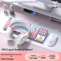 AULA Wired Gaming & Office Mechanical Keyboard, Mouse & Headset Combo