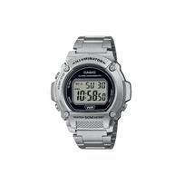 CASIO Vyriškas standartinės serijos juodas laikrodis W-219HD-1AV W-219HD-1AV Black Dial gray