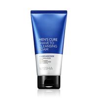Missha 1+1 Men's Cure Shave to Cleansing Foam 150ml, 1 piece blue