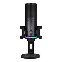 Streamplify Streamplify MIC PRO USB Kondensatorinis Mikrofonas Kryptingumo Perjungimas Transliavimo Platinimas Apšvietimas Greitas Nutildymas Ausinių Išvestis Stovas Pridedamas juoda