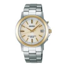 [Seiko] Men's Solar Radio-Controlled Watch, Seiko Selection, Silver, Model SBTM170