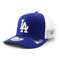 New Era 9SEVENTY Tamprus Tinklelio Snapback Kepurė Los Angeles Naudota, Dodgers, MLB, Mėlyna, mėlyna