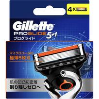 P&G Japan „Gillette progride“ vadovas, 4 keičiami peiliukai Vyriški pakaitiniai peiliukai Vyriški skustuvai Padėkite panaudotus peilius į tuščią vietą dėkle