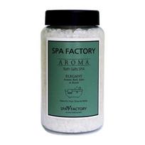 Spa Factory Elegant Himalayan White Aroma Bath Salt Bath Salt Cherry Blossom, 600g, 1 piece gray