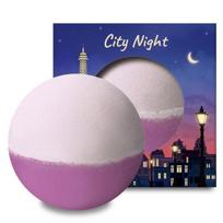 Flu Love Night Salt Bubble Bath Bomb Large Capacity City Night, 200g, 1 unit blue