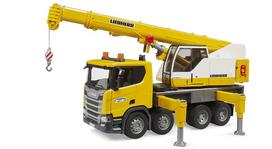 Bruder 03571 Scania Super 560R Liebherr Crane Truck w LightSound Module black