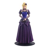 Final Fantasy VII Remake STATIC ARTS Cloud Strife Dress Ver. Completed Figure blue