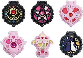 Sailor Moon vitražinių veidrodžių rinkinys iš 6 rūšių black