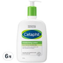 Cetaphil Moisturizing Lotion, 591ml, 6 units white