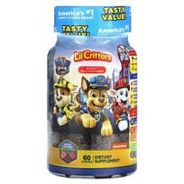 L'il Critters, Paw Patrol Filmas, Guminiai Multivitaminai, Natūralių Vaisių Skonio, 60 Guminukų