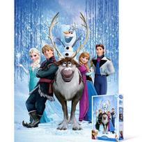 Toys & Puzzles Frozen Winter Story Large Piece Jigsaw Puzzle TP100-16N, 100 pieces, mixed colors Jigsaw Puzzle, Childrens Games, Educational Toys gray