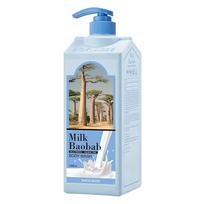 Pieno Baobabo kūno prausiklis, baltųjų muskuso kvapo, 1L, 1 vnt. white