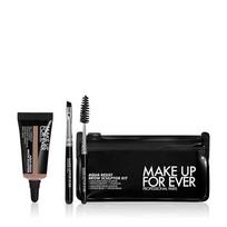 Aqua Resist Brow Sculptor Kit 40 Medium Brown black