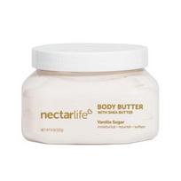 Shea Body Butter Body Cream Hydrating Moisturizer with Pure Shea Butter 226.8g, 1) Vanilla Sugar white