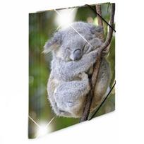 Herma Elastinis blizgus PP aplankas A4 Gyvūnai (Koala)