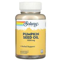 Solaray, moliūgų sėklų aliejus, 1000 mg, 90 minkštųjų gelių