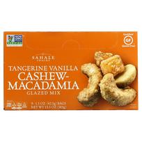 Sahale Snacks Glazed Mix, Tangerine Vanilla Cashew Macadamia, 9-Pack (42.5g/1.5oz Each) 382.5g - 1 ea orange