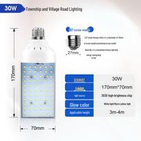 AILANGKE LED Street Light Bulb