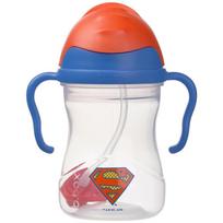 b.box Superman puodelis su šiaudeliu 6m+ 240 ml