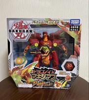rare Bakugan Dragonoid Maximus Ex001 figure toy by Takara Unopened, Tomy. gray