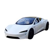 Mano Automobilis 1:24 mastelio lieto metalo Tesla Roadster stogo modelis automobilio figūrėlės dekoracija - Balta gray