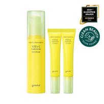 Goodal Specialus rinkinys Green Tangerine Vita C Dark Circle Eye Cream 30ml (Speciali dovana: 15 ml * 2 vnt) yellow