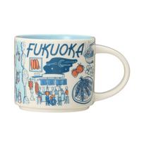 Starbucks Starbucks Mug 2021 FUKUOKA Fukuoka Been There Series 414ml gray
