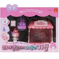 Gražus Sanrio My Melody svetainės figūrų kambarys, įvairių spalvų korėjiečių populiarūs žaislai pink