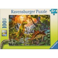 Korea Board Games Dinosaur Oasis XXL Jigsaw Puzzle R128884, Korean popular puzzles brown