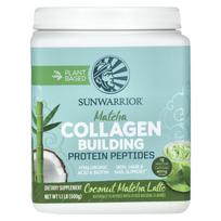 Sunwarrior, Kolageną formuojantys baltymų peptidai, Kokoso Matcha Latte, 1,1 svaro (500 g)