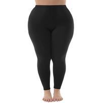1XL-5XL Didelių dydžių leginsai Moteriški viršutiniai drabužiai 300 svarų 9 colių labai elastingi vienspalviai pavasario/rudens leginsai didelių dydžių 1XL black