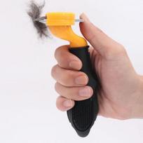 Ding Dong Pet Pet Dead Hair Removal Deshading Brush, Korean pet shampoo brown