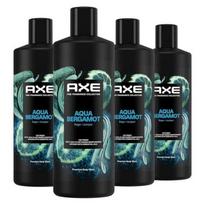Ax Men's Aqua Bergamot Body Wash 510ml 4pcs black