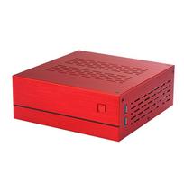 XQBOX A01 HTPC ITX Mini korpusas: Kompaktiškas horizontalus pramoninio valdymo korpusas brown