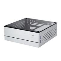 XQBOX A01 HTPC ITX Mini korpusas: Kompaktiškas horizontalus pramoninio valdymo korpusas gray
