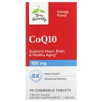 Terry Naturally, CoQ10, Orange, 100mg, 30 chewable tablets