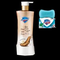 Safeguard Deep Blackwood Rose Shower Gel & Peppermint Soap Set beige