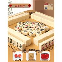 Brangdy Hand-Rub Mahjong Tiles Set beige