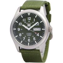 Atnaujintas „Seiko 5 Military Automatic Sports“ Japonijoje pagamintas SNZG09 SNZG09J1 SNZG09J vyriškas laikrodis žalia