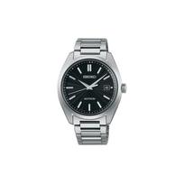 SEIKO Astron serijos saulės energija varomas radijo bangomis valdomas titano lydinio vyriškas laikrodis, saulės energija varomas kvarcinis, titano metalo apyrankė, vyriškas laikrodis, juodas ciferblatas SBXY033 juoda