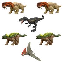 Mattel Jurassic World Chase Rinkinys įvairių dinozaurų figūrėlių, skirtas dėžutei nuo 4 metų ir Attack! Vaikams, 6, Vyresni, Daugiafunkcinis, 986A-JGB77 brown