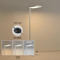 White Dimmable LED Floor & Desk Lamp beige