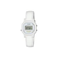 CASIO moteriškas skaitmeninis laikrodis baltas LA-11WL-7A LA-11WL-7A White Dial gray